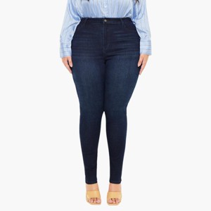 KanCan Essentials Bluebird High Rise Super Skinny Jeans (Plus Size) - 1 of 4