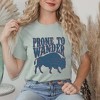 Simply Sage Market Women's Prone to Wander Short Sleeve Graphic Tee - 2 of 3
