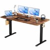 RISOKEYS Computer Stand Up Office Desk,Height Adjustable Games Desk,with Headphone Hook for Home Office & Computer Workstation,Games(Table only) - 4 of 4