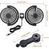 TruAIR Dual Backseat Car Fans - 4 of 4