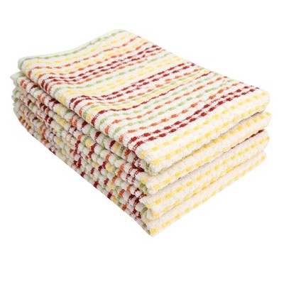 John Ritzenthaler Co. Pebble Cotton Terry Bar Mop Kitchen Towel, Set of Four