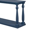 Kumasinova 63" Wood Grain Narrow Console Table with Lower Shelf,Entryway Table with Tapered Legs,Farmhouse Hallway Table for Living Room&Entry - 4 of 4