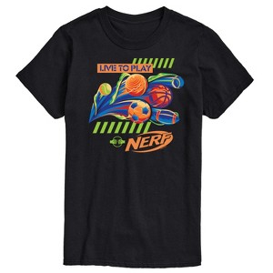 Men's - NERF - Live To Play Short Sleeve Graphic T-Shirt - 1 of 4