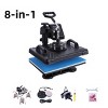 HOMDOX 5/8-in-1 Heat Press 15"x12" with LCD Control Panel|Full 360°Swing Away|Multi-Spring Pressure Knob Sublimation Vinyl Digital|for Tshirt/Cap/Mug - 3 of 4