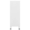 VidaXL Industrial Storage Chest White 29.5"x15.7"x45.3" Metal - 4 of 4