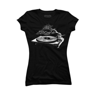 Junior's Design By Humans The Sound of Zen By EranFowler T-Shirt - 1 of 3