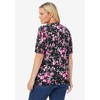Woman Within Plus Size Perfect Elbow-Length Sleeve Cardigan - 3 of 4