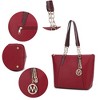 MKF Collection Ximena Women’s Tote Bag with matching Wristlet Wallet by Mia K - 3 of 4