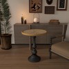 VYNXARIA Retro Wooden End Table - French Country Accent Coffee Table for Living Room, Restaurant, and Homestay Use - 2 of 4