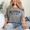 Simply Sage Market Blessed Mom of Boys Garment Dyed Tee - 2 of 4