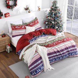 GustoWave Christmas Duvet Cover Set, Decorations Bedding Set - 1 of 4