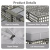 COWLOWN 7 Piece Light Grey Cushions Patio Outdoor Furniture Set, Outdoor Sectional Furniture Sofa, Rattan Wicker Conversation Set - 3 of 4