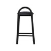 Meridian Furniture,Calvin Black Vegan Leather Stool - 2 of 4