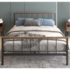 Gulches Metal Platform Bed frame with Headboard and Footboard,Sturdy Metal Frame, No Box Spring Needed(Full) - 4 of 4