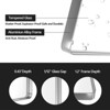 SEVOBAL Bathroom Vanity Mirrors Shatterproof Safety Aluminium Frame Waterproof Back Plate Glass Mirror Anti-Fog, Brushed Nickel, 20"*30"*2.17" - 4 of 4