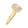 Ross-Simons 0.43 ct. t.w. Diamond Cluster Ring in 14kt Yellow Gold - 3 of 4