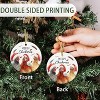 Lomsoe Funny Chicken Coop Rooster Christmas Ceramic Ornaments Decor Rooster Gift Farmhouse Rustic Farm Animal Christmas Tree Haning Ornaments 3x3 Inch - 2 of 4