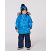 Deux par Deux Boy Two-Piece Discover Snowsuit Navy Blue - 4 of 4