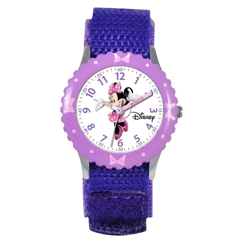 Disney Kid&#39;s Minnie Watch - Purple, 3 of 8