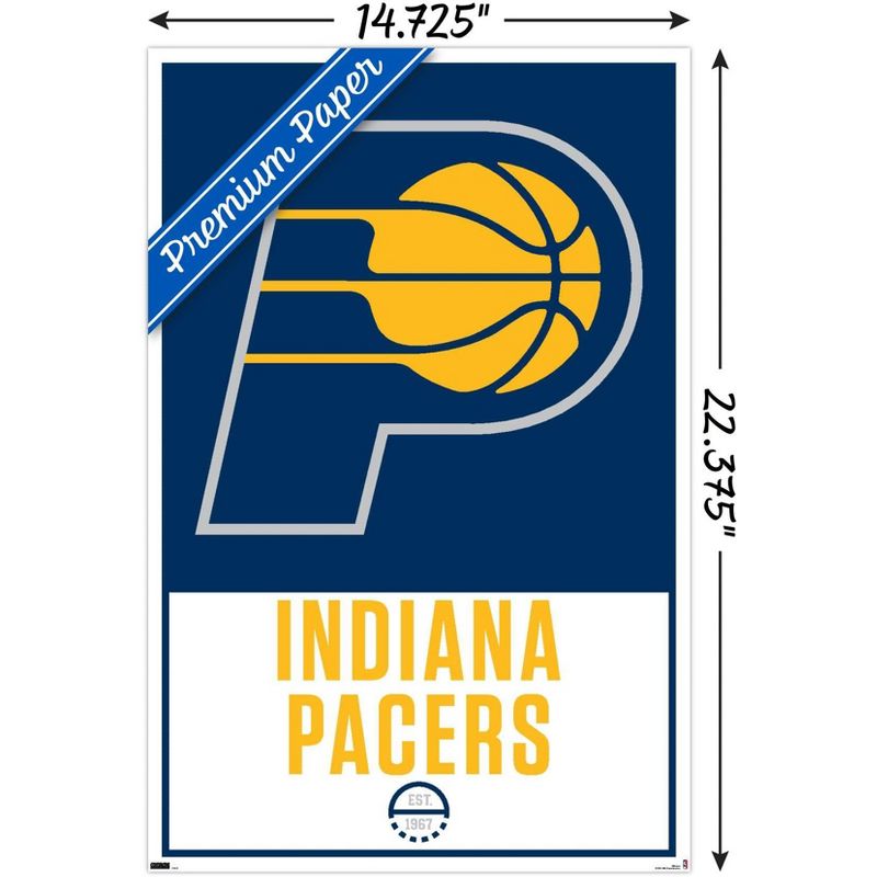 Trends International NBA Indiana Pacers - Logo 21 Unframed Wall Poster Prints, 3 of 7