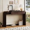 Bella Depot 55.1“ Entryway Console Table with Fluted Design, Oval Top and 2 Drawers for Entryway and Living Room - 2 of 4