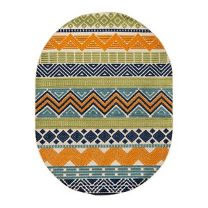 World Rug Gallery Marbella Contemporary Boho Indoor/Outdoor Area Rug - 1 of 4