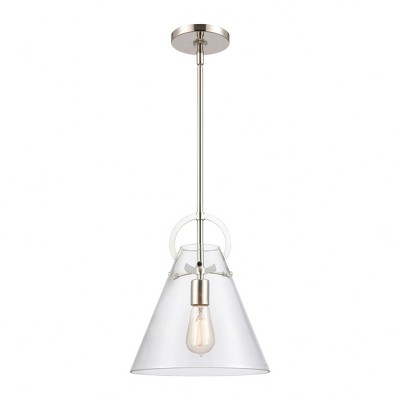 Elk Home Gabby 1 - Light Pendant in  Polished Nickel
