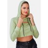 All Relaxed Front Slit Cropped Hoodie - 4 of 4