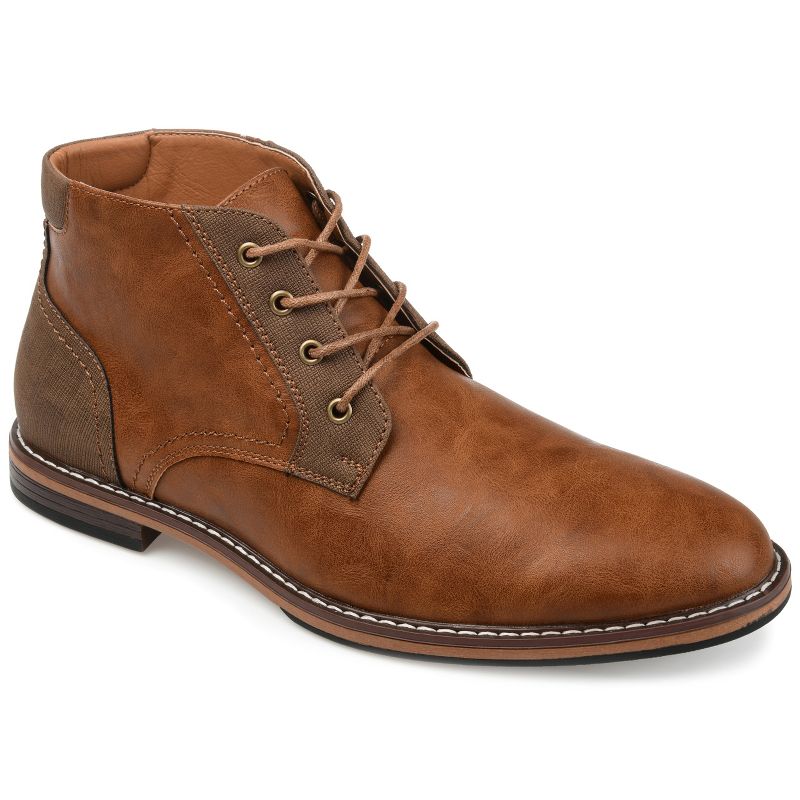 Vance Co. Medium and Wide Width Mens Franco Tru Comfort Foam Lace-up Round Toe Chukka Boot, 1 of 11