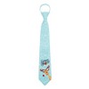 Jacob Alexander Men's Seasons Greetings from Reindeer Pre-Tied Zipper Neck Tie - Aqua - 2 of 3