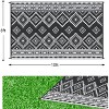 Garvee Reversible Mats, Bohemia Plastic Straw Rug, Large Floor Mat for Outdoors - 2 of 4