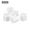 Unique Bargains Fit 0.14 Inch Rod Clothes Hanger Color Coding Markers Blank Tags 150 Pcs - 3 of 4