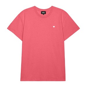 Dalix Womens Lil Heart Lightweight Everyday Tee - 1 of 4
