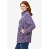 Woman Within Plus Size Microfleece Quarter-Zip Pullover - 4 of 4