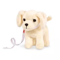 Our Generation Pet Dog Plush with Posable Legs - Golden Retriever Pup