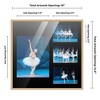PosterPalooza | Natural Finish Collage Frame - Black Mat, 20 Frame Sizes to Choose From, UV Acrylic - 2 of 4