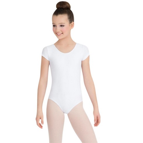 Capezio Light Suntan Women's Team Basics Short Sleeve Leotard, Large :  Target