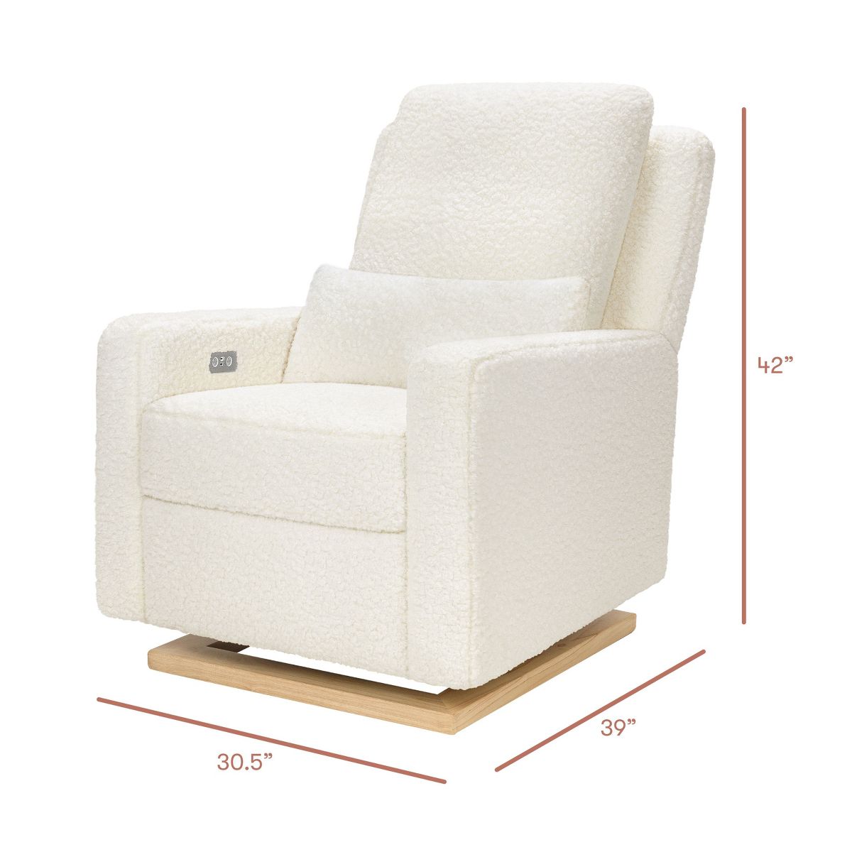 Babyletto Sigi Electronic Recliner and Glider with USB Port - thumbnail 7