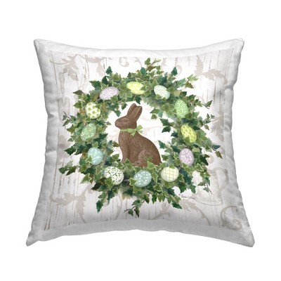 Stupell Industries Spring Easter Egg Wreath
