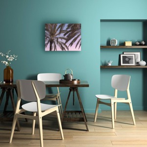 Trademark Fine Art Pictufy Studio III Palm 12 Wood Slat Art - 1 of 4
