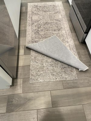  nuLOOM Brody Eco-Friendly Non Skid Rug Pad, 2' x 8', Grey :  Home & Kitchen