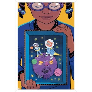 Trends International Marvel Moon Girl & Devil Dinosaur - Picture Frame Framed Wall Poster Prints - 1 of 4