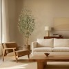 Faux Olive Tree Artificial Indoor, 4/5/6/7ft Tall Fake Olive Tree with Moss - 4 of 4