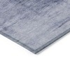 Navy Blue And Sky Blue Abstract Washable Indoor Outdoor Area Rug - 4 of 4