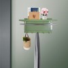 FONTOI Storage Shelf Wall Mounted with Hook, Bar Hanger and Shelf for Home Bathroom Living Room - 2 of 4