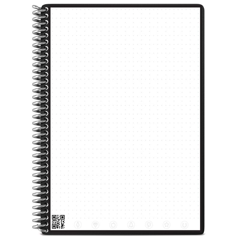 Core Smart Spiral Reusable Notebook Dot-Grid 36 Pages 6"x8.8" Executive Size Eco-friendly - Rocketbook, 4 of 11