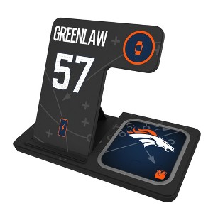 NFL Denver Broncos Players Game Tactic 15-Watt 3 in 1 Charging Station - 1 of 4