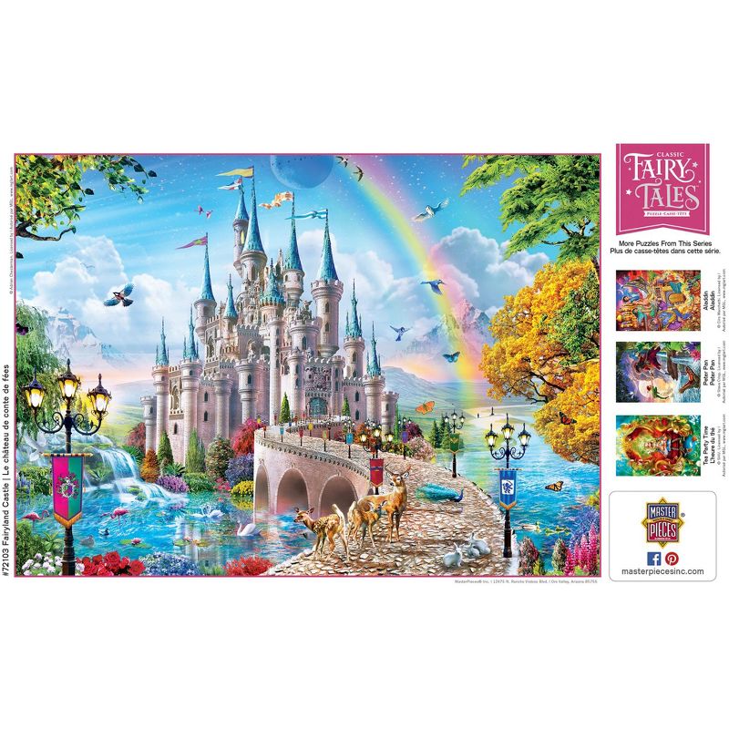 MasterPieces 1000 Piece Jigsaw Puzzle - Fairyland Castle - 19.25"x26.75", 5 of 8