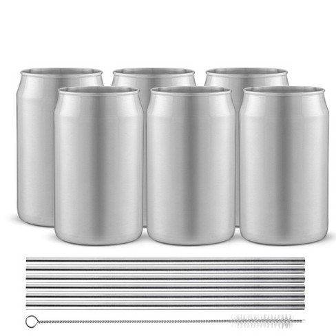 Real Deal Steel Pint Glasses - Stainless Steel Beer Tumblers - Set of 4  Insulated Cups for Outdoors