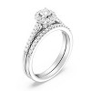 GILDED 1/2, 5/8, 3/4 Carat Total Weight Lab-Grown Diamond Engagement Ring in 925 Sterling Silver, Size 7 - 2 of 4